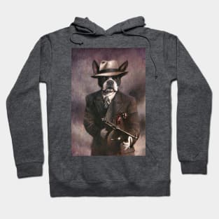 Boston Terrier Gangster Hoodie